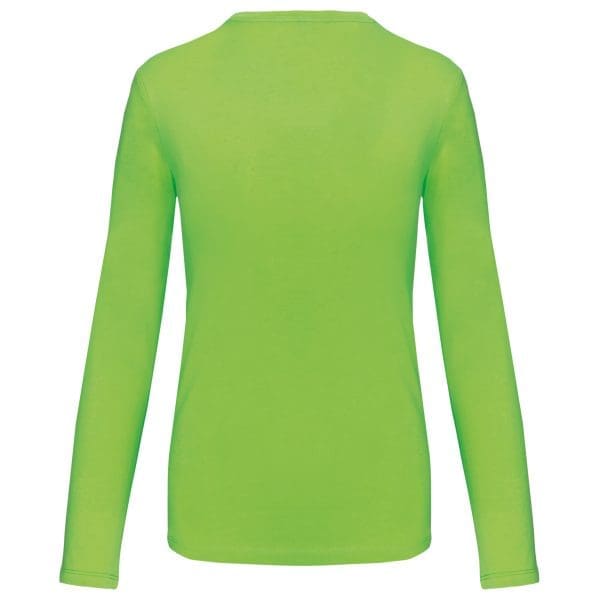 T-shirt col V manches longues femme – Image 387