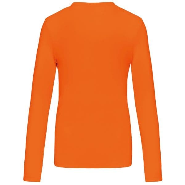 T-shirt col V manches longues femme – Image 411