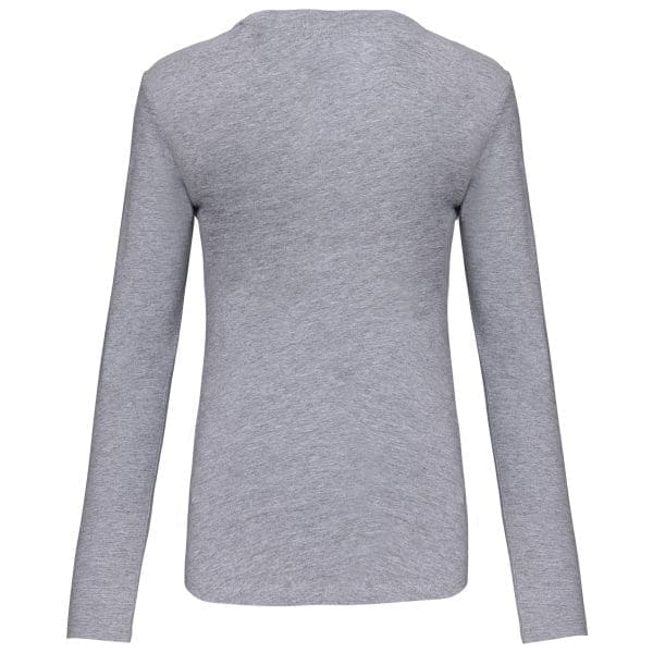 T-shirt col V manches longues femme – Image 423