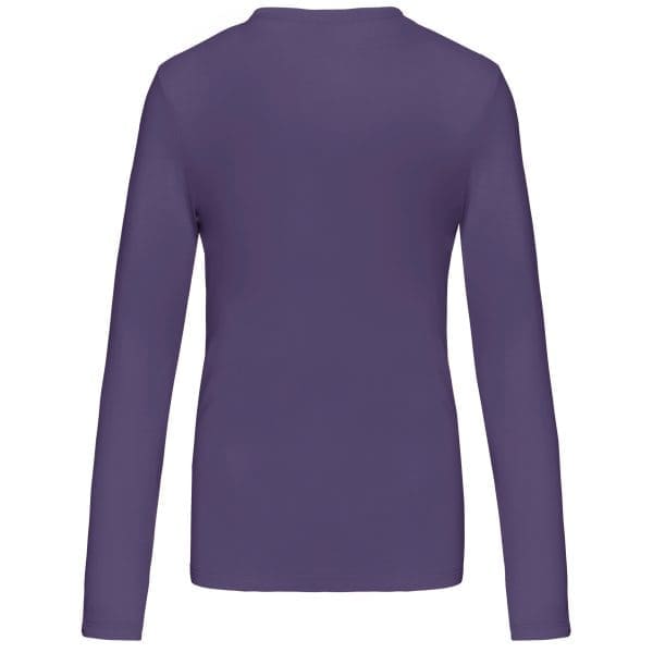 T-shirt col V manches longues femme – Image 435