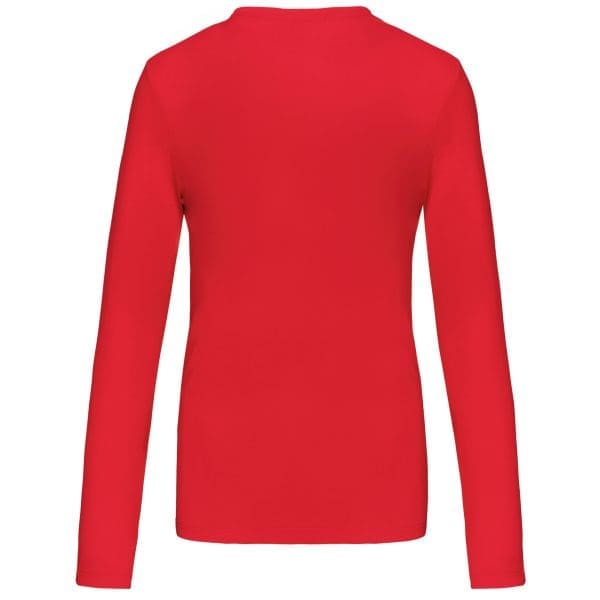 T-shirt col V manches longues femme – Image 447