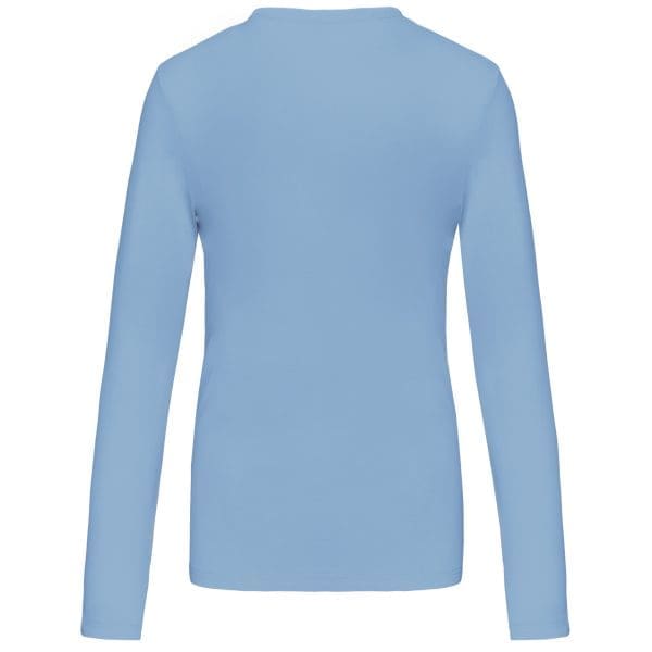 T-shirt col V manches longues femme – Image 459
