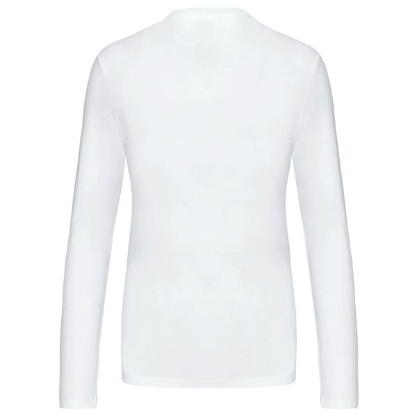 T-shirt col V manches longues femme – Image 483