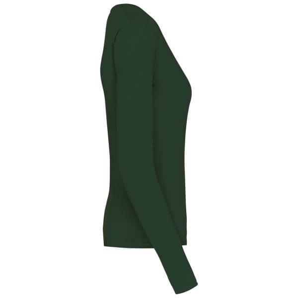 T-shirt col V manches longues femme – Image 70