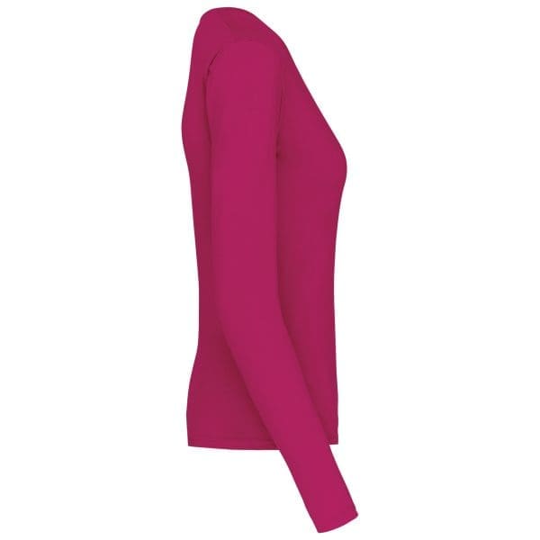 T-shirt col V manches longues femme – Image 82