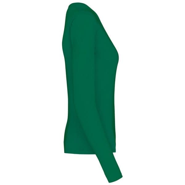 T-shirt col V manches longues femme – Image 94