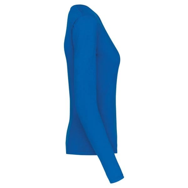 T-shirt col V manches longues femme – Image 106