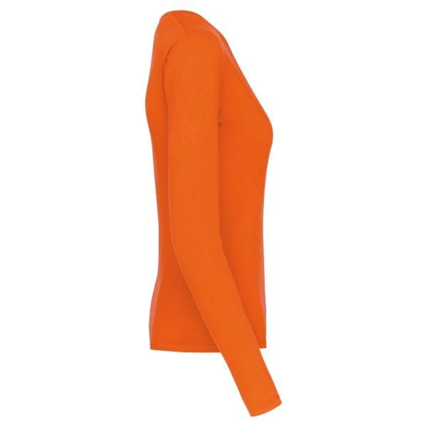 T-shirt col V manches longues femme – Image 154
