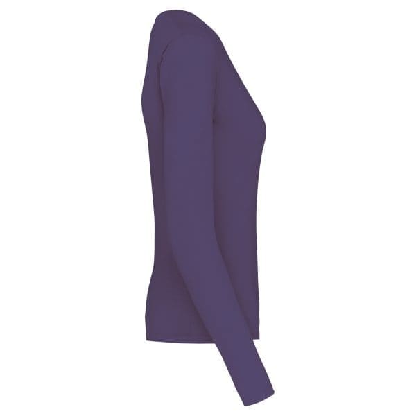 T-shirt col V manches longues femme – Image 178