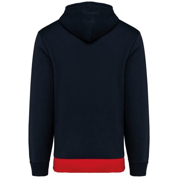 Sweat-shirt tricolore à capuche unisexe – Image 117