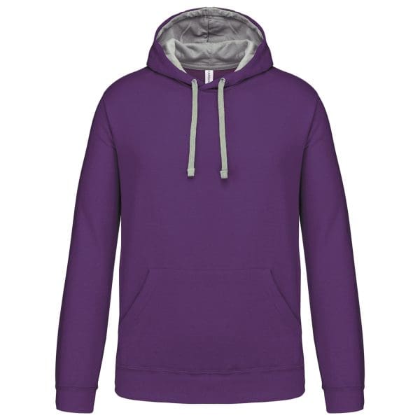 Sweat-shirt capuche contrastée homme – Image 262