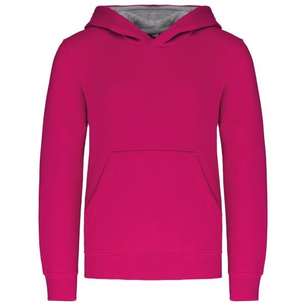 Sweat-shirt capuche contrastée enfant – Image 34
