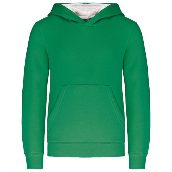 Sweat-shirt capuche contrastée enfant – Image 42
