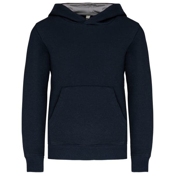 Sweat-shirt capuche contrastée enfant – Image 66