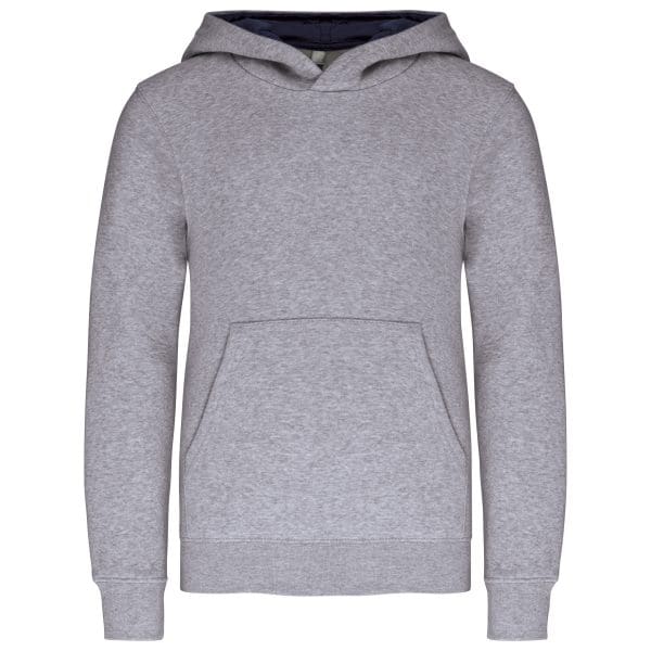 Sweat-shirt capuche contrastée enfant – Image 82