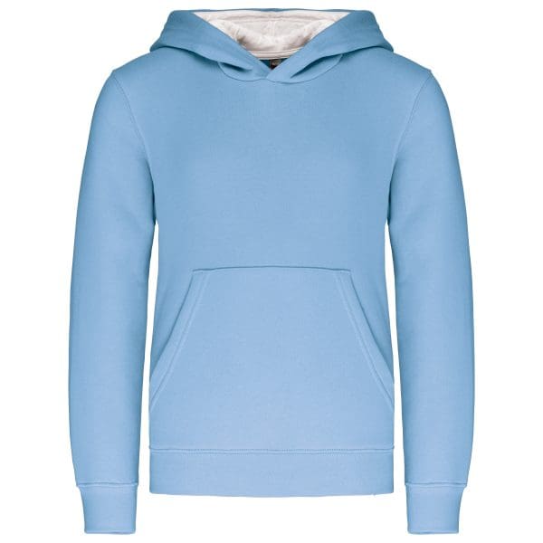 Sweat-shirt capuche contrastée enfant – Image 106