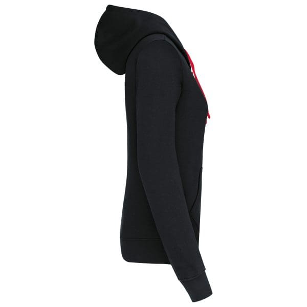 Sweat-shirt capuche contrastée femme – Image 23