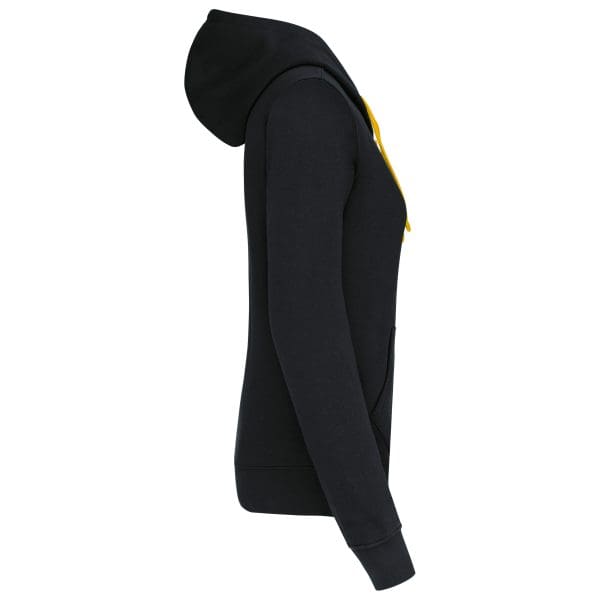 Sweat-shirt capuche contrastée femme – Image 35