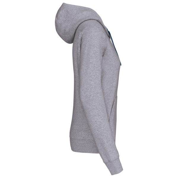 Sweat-shirt capuche contrastée femme – Image 143