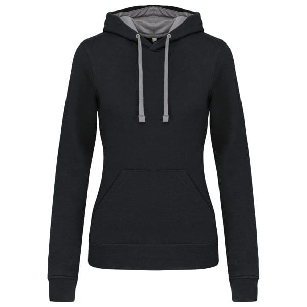 Sweat-shirt capuche contrastée femme – Image 10