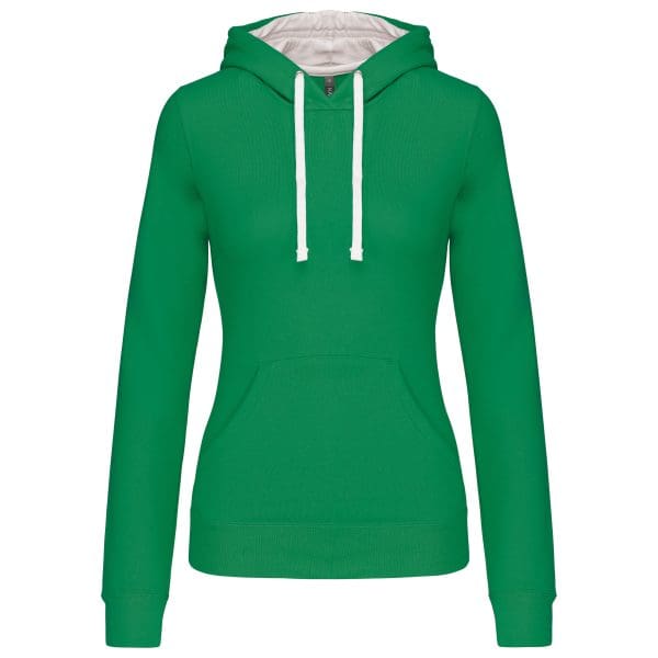 Sweat-shirt capuche contrastée femme – Image 70