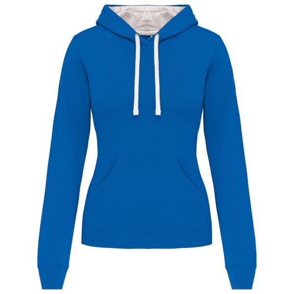 Sweat-shirt capuche contrastée femme – Image 82