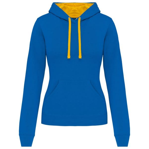 Sweat-shirt capuche contrastée femme – Image 94