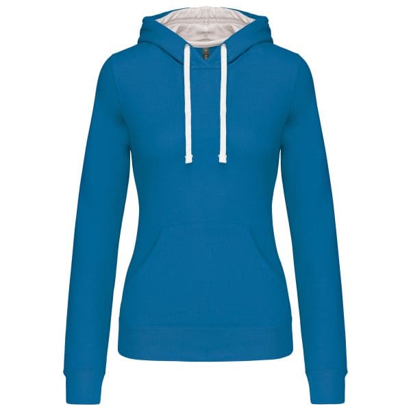 Sweat-shirt capuche contrastée femme – Image 190