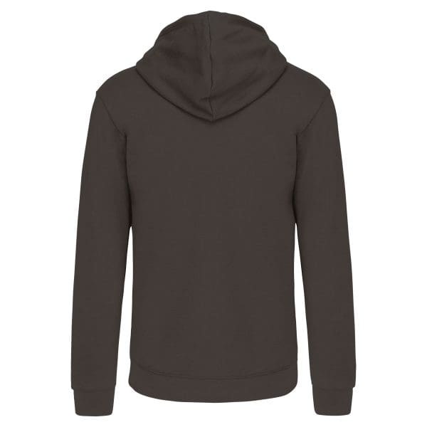 Sweat-shirt zippé capuche contrastée – Image 225