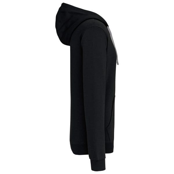 Sweat-shirt zippé capuche contrastée – Image 11