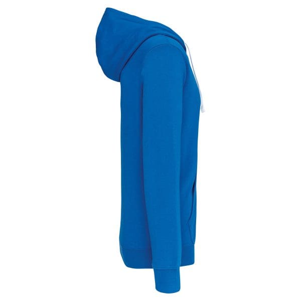 Sweat-shirt zippé capuche contrastée – Image 91