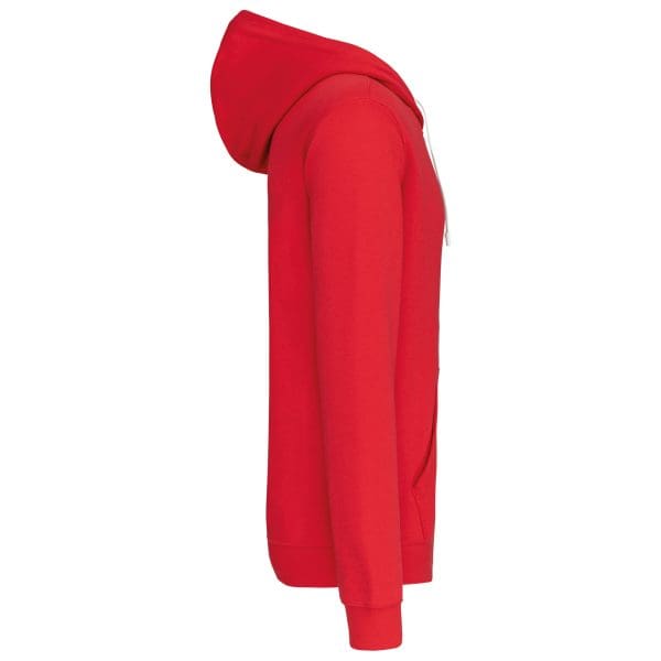 Sweat-shirt zippé capuche contrastée – Image 155
