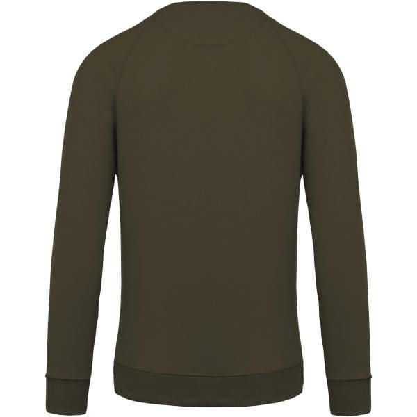 Sweat-shirt Bio col rond manches raglan homme – Image 237