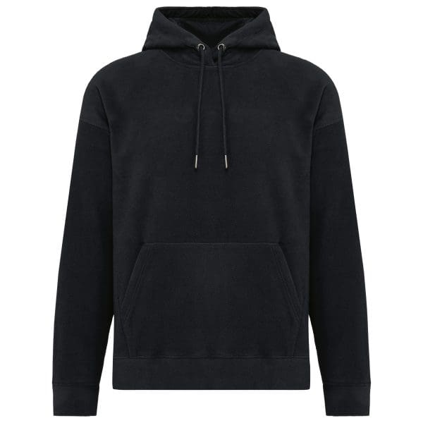 Sweat-shirt à capuche oversize en micropolaire recyclée unisexe – Image 17