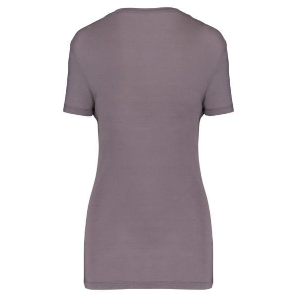 T-shirt Lyocell TENCEL™ col V manches courtes femme - 145 g – Image 63