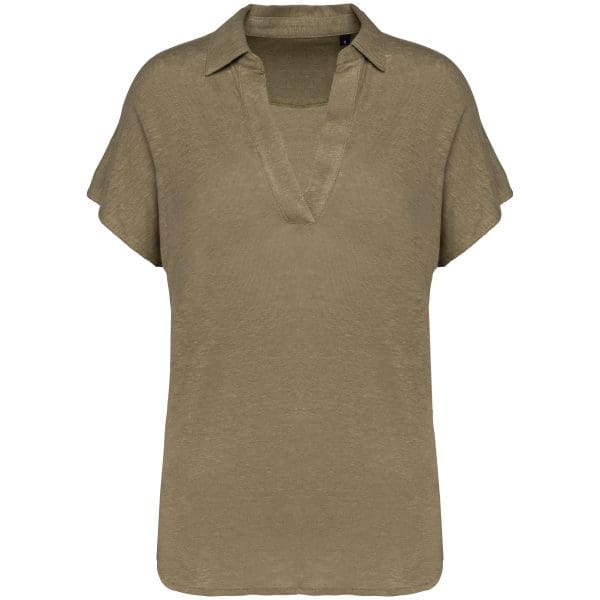 Polo en lin femme – Image 26