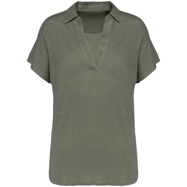 Polo en lin femme – Image 42