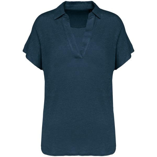 Polo en lin femme – Image 50