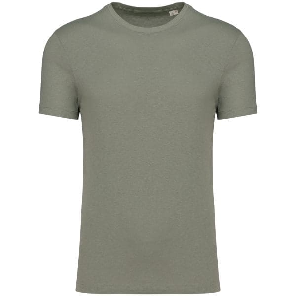 T-shirt écoresponsable en coton bio et lin unisexe – Image 8