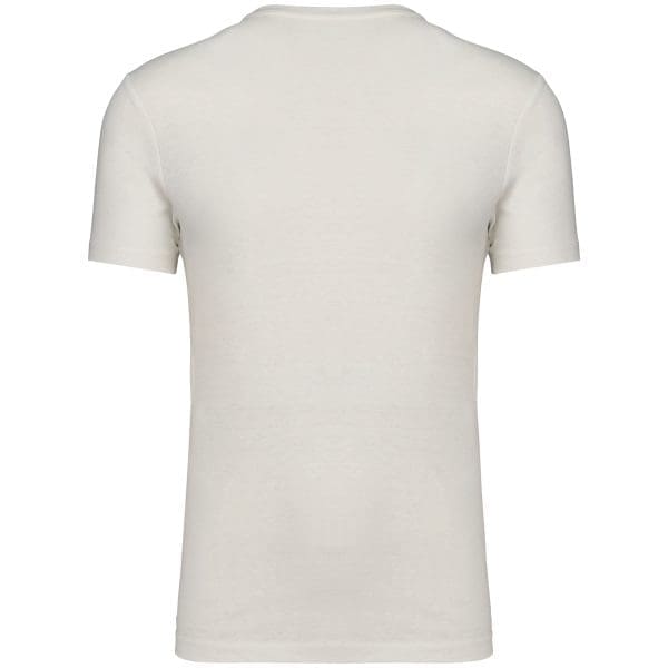 T-shirt écoresponsable en coton bio et lin unisexe – Image 63