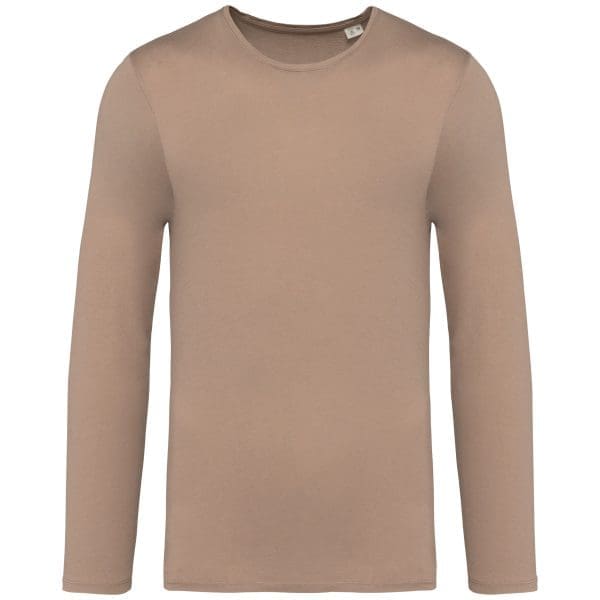 T-shirt écoresponsable délavé manches longues unisexe – Image 9