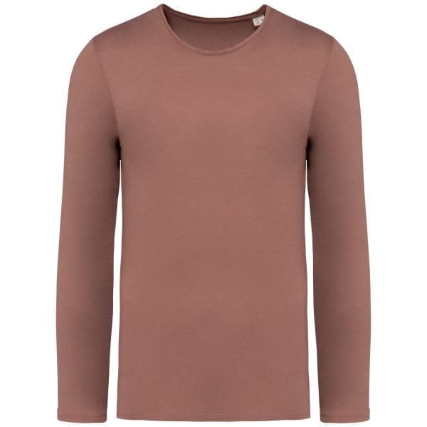T-shirt écoresponsable délavé manches longues unisexe – Image 37
