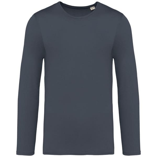 T-shirt écoresponsable délavé manches longues unisexe – Image 51