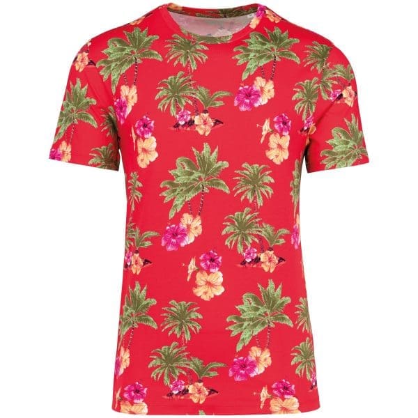 T-shirt écoresponsable imprimé tropical homme – Image 50