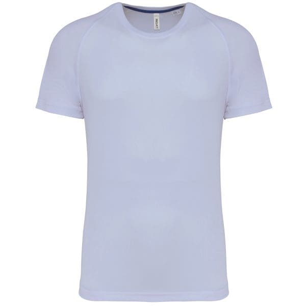T-shirt de sport à col rond recyclé homme – Image 129