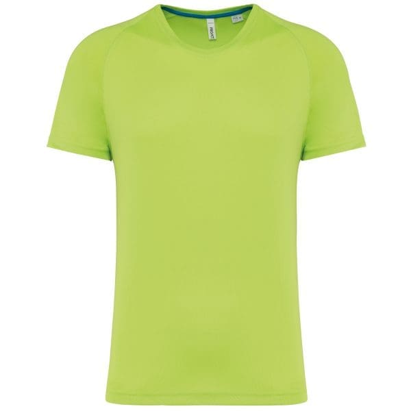 T-shirt de sport à col rond recyclé homme – Image 143