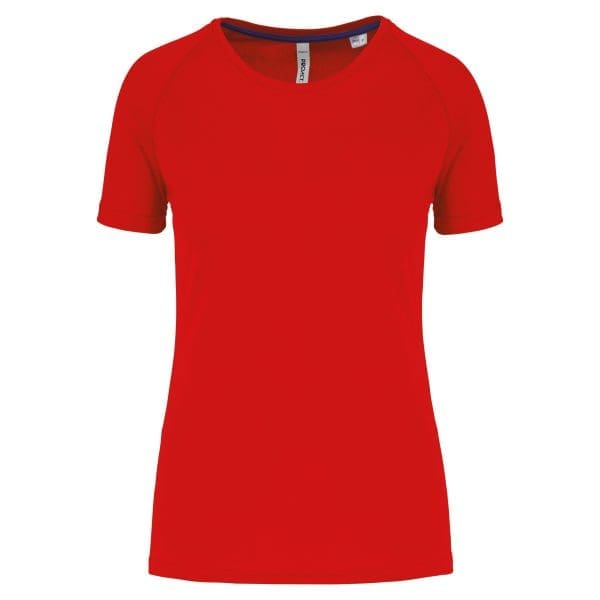 T-shirt de sport à col rond recyclé femme – Image 138