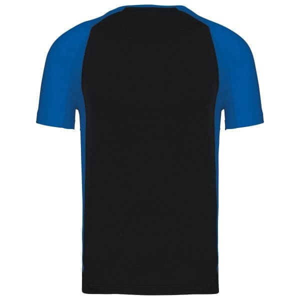 T-shirt de sport bicolore manches courtes unisexe – Image 157