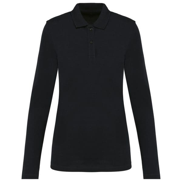 Polo Supima® manches longues femme – Image 15