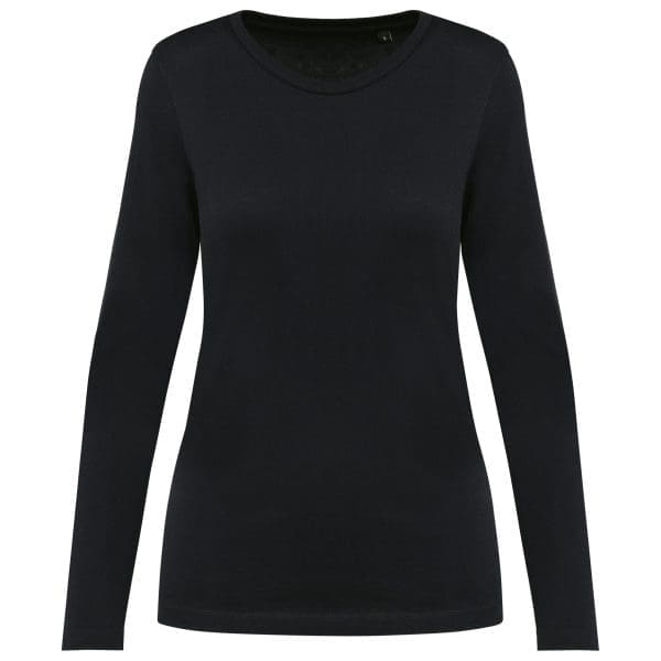 T-shirt Supima® col rond manches longues femme – Image 13
